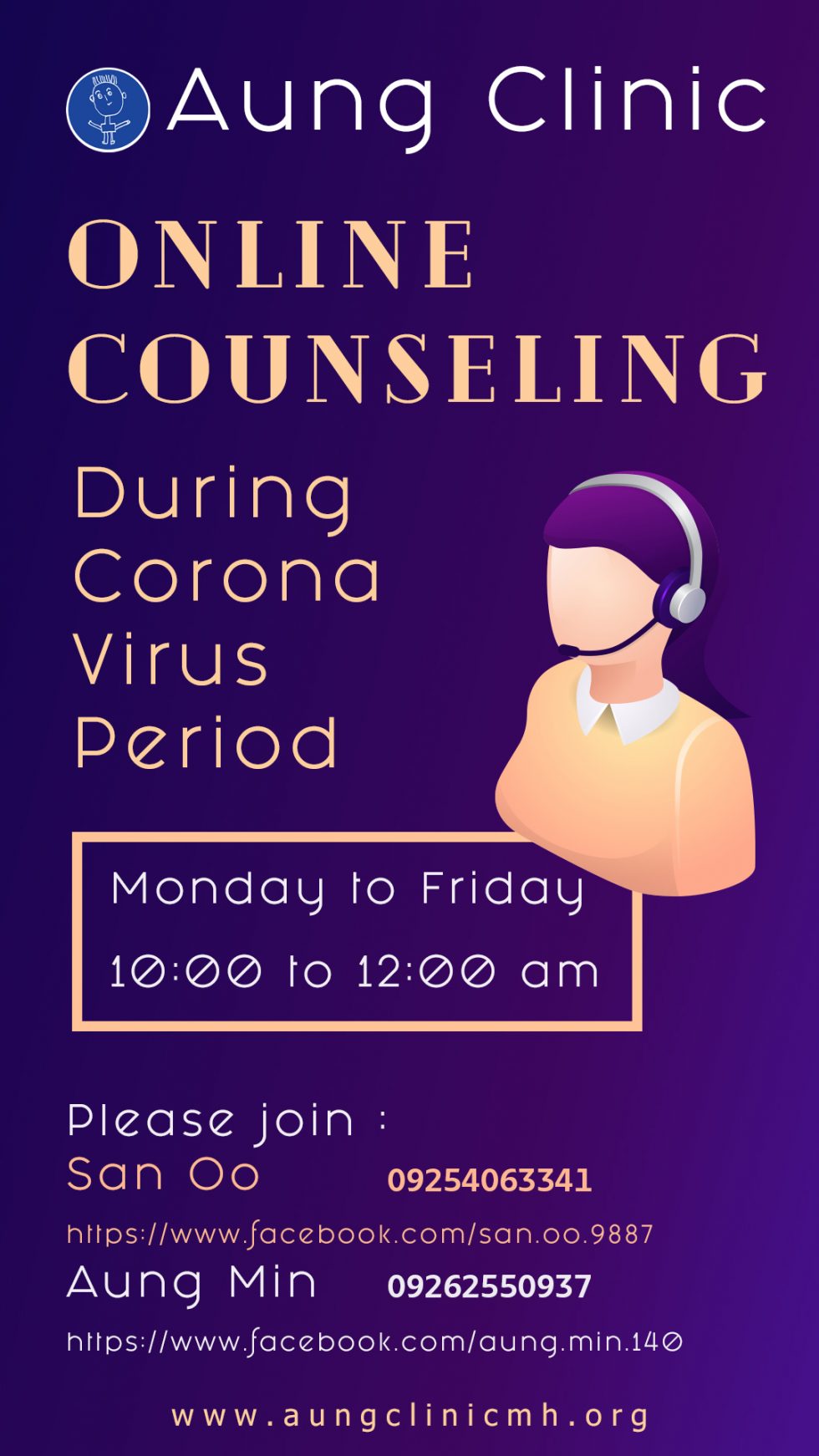 Aung Clinic Mental Health Recovery Myanmar